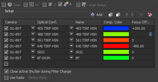Lambda ND acquire window